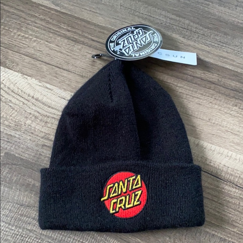 Black Santa Cruz Beanie